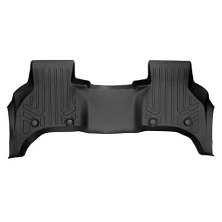 Smartliner All Weather Custom Fit 2nd Row Floor Mat Liner Set for 2020-2022 Range Rover Defender 110, Black SB0564